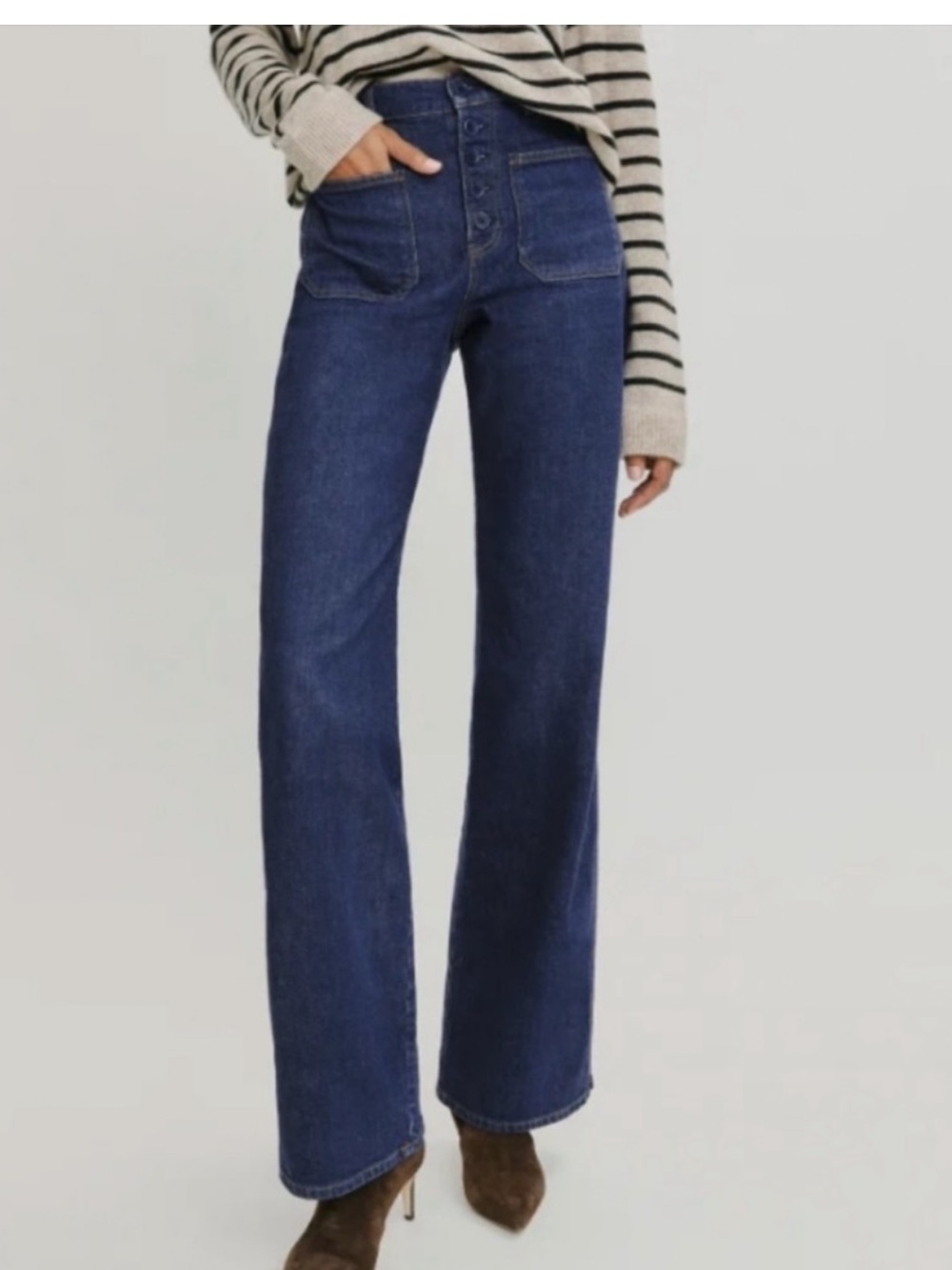 Reformation Victoria High Rise Wide Leg Jeans size 26
